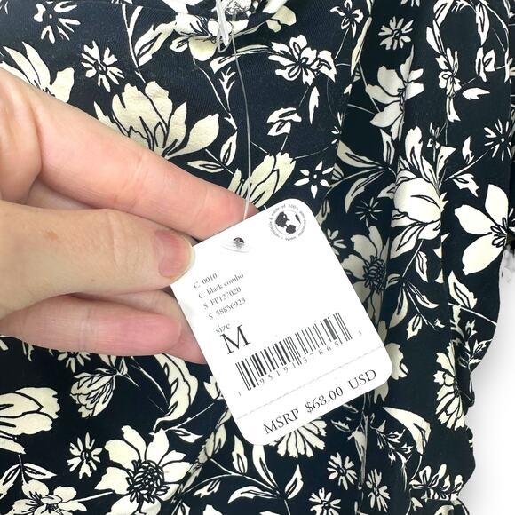 Intimately Free People NWT Somethin Bout You Floral Print One-Shoulder Bodysuit - Picture 11 of 13